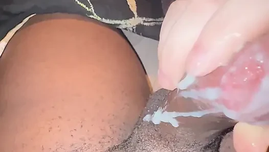 My stepsister makes me have the perfect cumshot