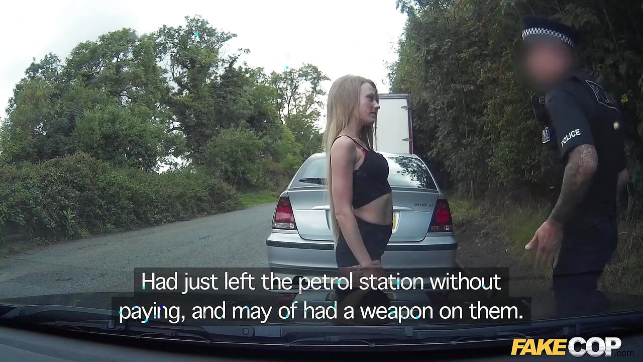 Fake Cop - Truck Stop Temptation: Slutty Cutie Fucked Hard in the Police Car with Deep Throat Action