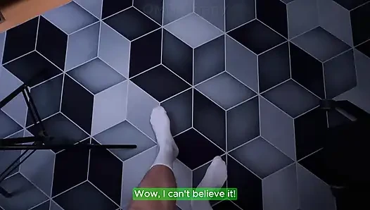 Adik tiri langsing pakai celana dalam "Ya Ayah" dan kepergok di ranjangku