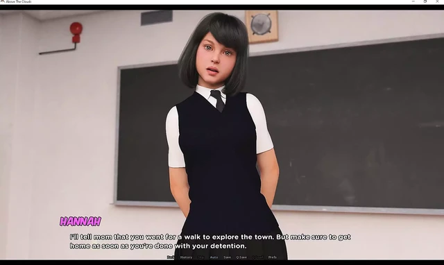 Above the clouds-The little maid who knows how to please with the ass