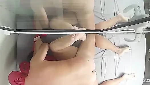 Husband Films Naughty Wife Sucking Her Nipples, Jerking off to Her Cucko...