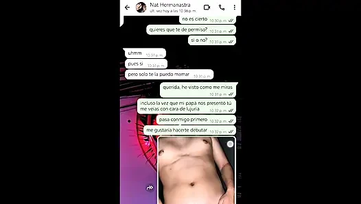 Ngobrol sama adik tiriku yang lagi happy final - nati sweet - natasha caseros