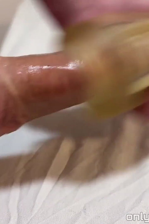 Horny Boy's Flashlight Penetration and Rubbing Is so Intense He Has to Moan and Scream for a Cumshot Bed - John Delove
