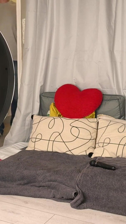 French Camgirl Screams Too Loud Live - Neighbor Joins, Creampie & Squirting | Clip 1