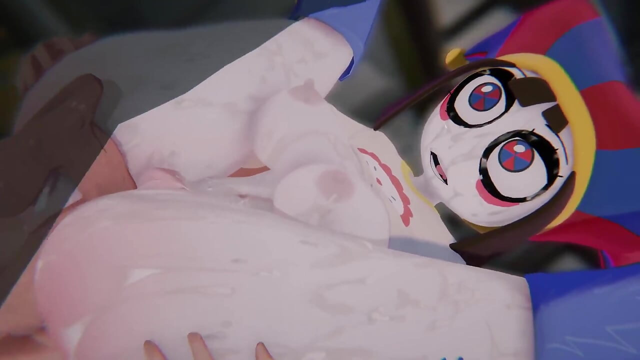 Fortnite X Tadc Pomni Trapped in the Loop Tied up Digital Girl Hardcore POV Spitroast 4k60fps