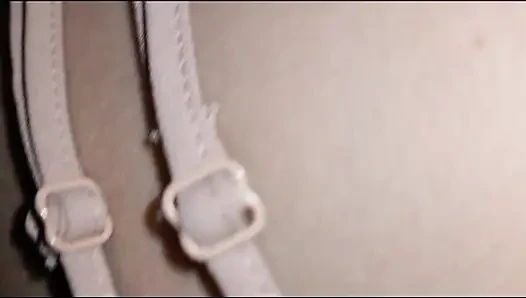 Late night balcony fuck session