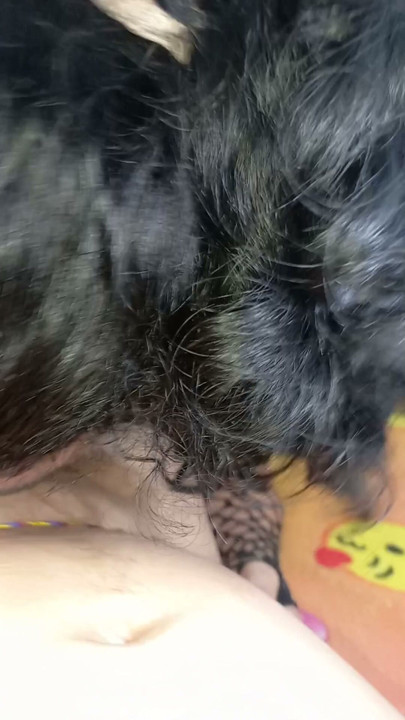 What a beautiful hot sucking girlfriend's face | Clip 1