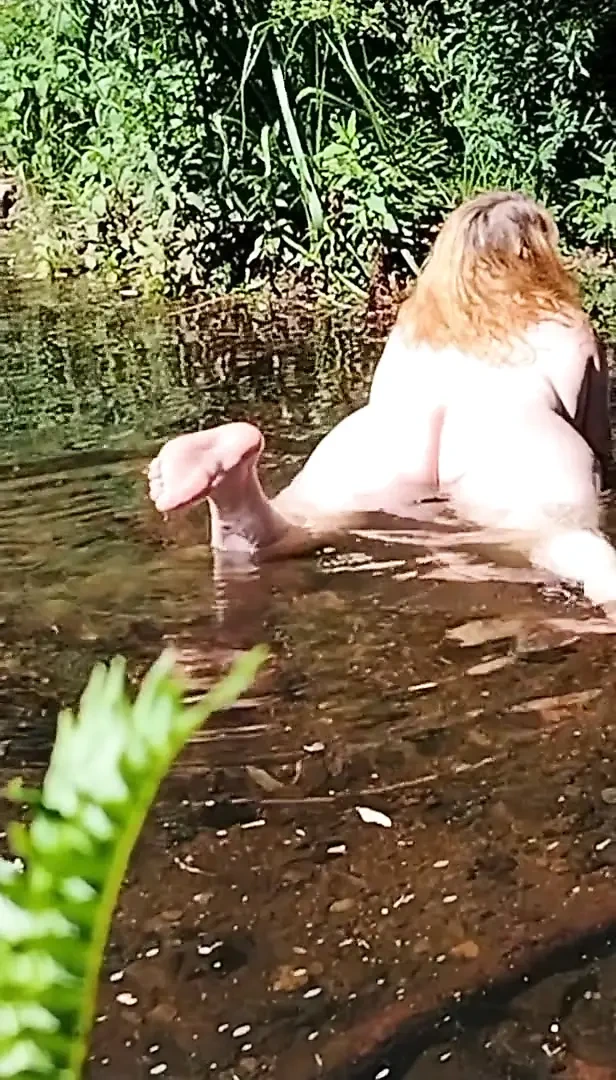 I took my stepmother to see a stream, and she ended up taking off all her clothes in front of me.