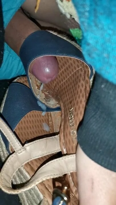 heavy fuck her wedge sandal