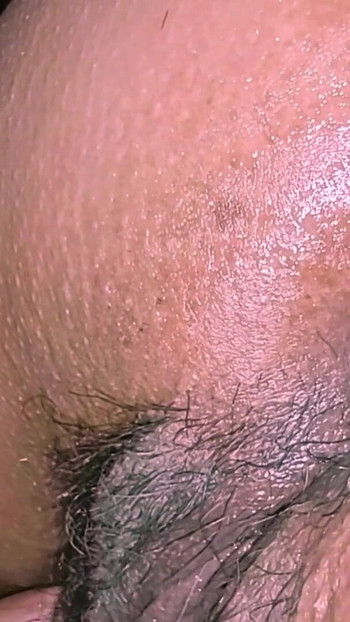 I shave my girlfriend's pussy and anus | Clip 3