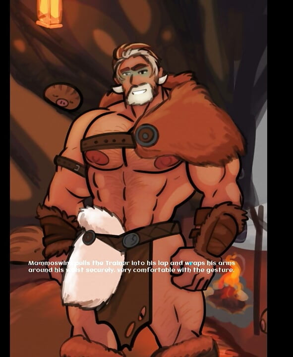 Her manly caveman in the first gay fuck.