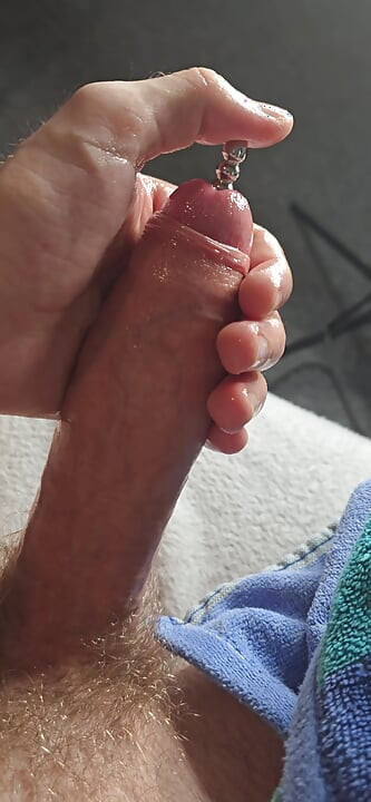 mnóstwo silikonowego twardego pręta w moim kutasie