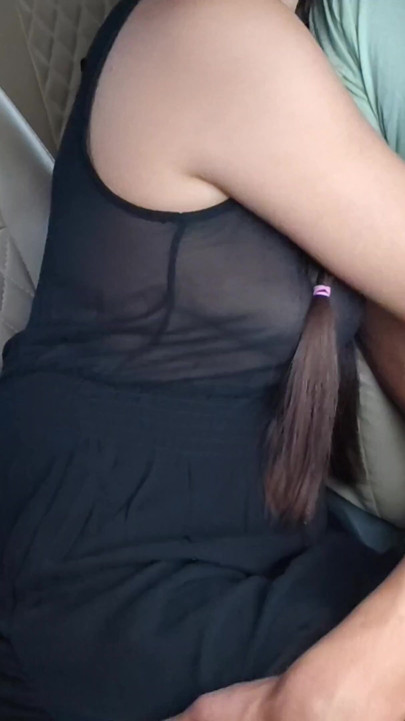 Desi Girl Friend Risky Sex in Car. Sucked Fucked Handjob Cumshot in Public | Clip 3