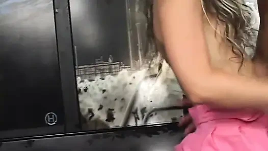 Hot Dancer Makes a Lucky Man Happy