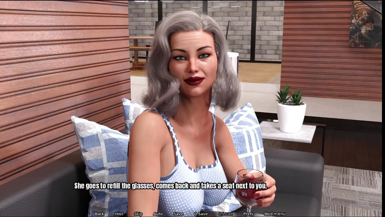 Grandma's house, we watched porn together, she really touched my dick