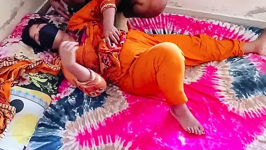 indian bangalore girl small boob massage