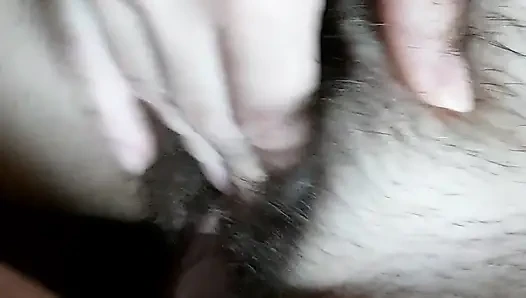 He fucked my hairy hole in missionary position from first person perspective
