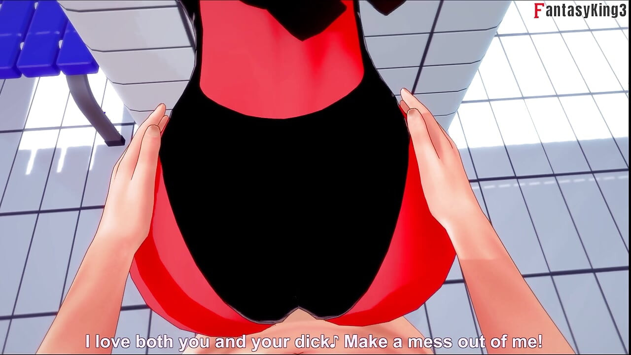 Meru the succubus Bikini POV sex