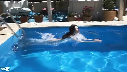 Abgelegener pool