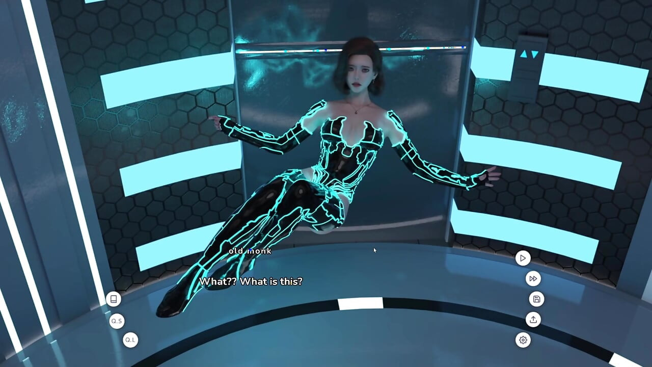 ホットなアニメゲームプレイ セクシーな彼女が激しくセックスしたい