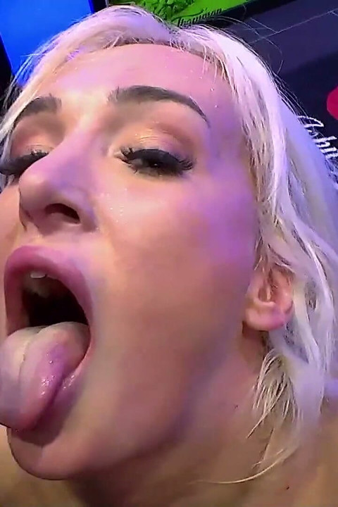 Blonde Slut Gets Covered in Cum by Multiple Cocks - Ggg Bukkake
