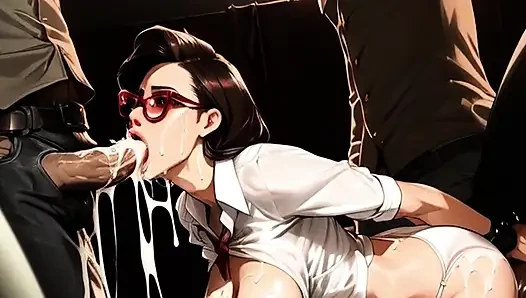 Hentai kız öğrenciler konserlerde yabancılara göğüslerini göstermeyi seviyor
