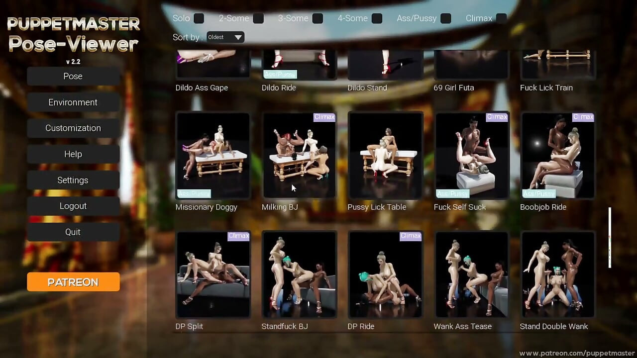 Puppetmaster Pose Viewer Sexuální Hra Hra [část 08] Hra pro dospělé [18+] Nahá hra