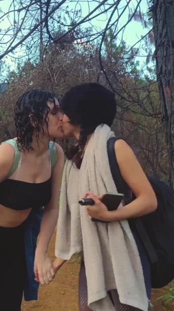Memorable moment from "Exhibitionism in the river with two lesbians"