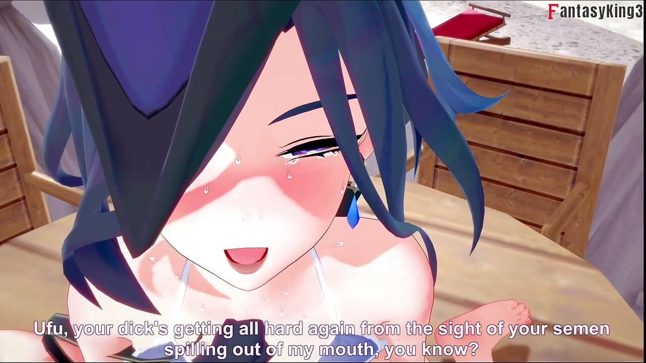 Clorinde hard geneukt in een bikini - Genshin Impact