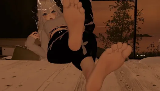 Foot Slave Worships Me in VRChat