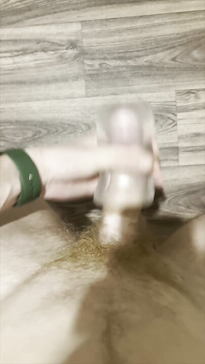 Twink Fleshlight Orgasm - Wet, Messy Cumming with Toned Abs! Full Premium Video