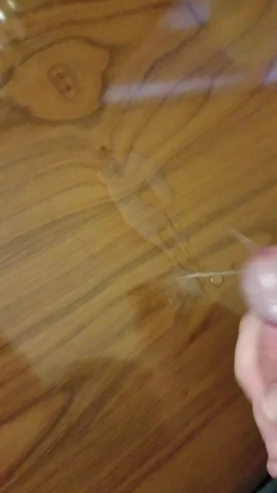 Hotel Desk Cumshot 2