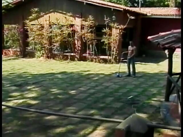 Horny cutties get their wet cunts banged hard by huge poles outdoors