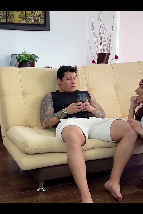 Lucky Cheater! He Fucked His Girlfriend and His Mother-in-law!! Both Creampied!