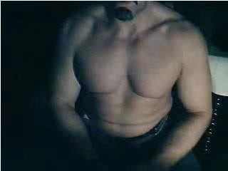Straight guys feet on webcam #596