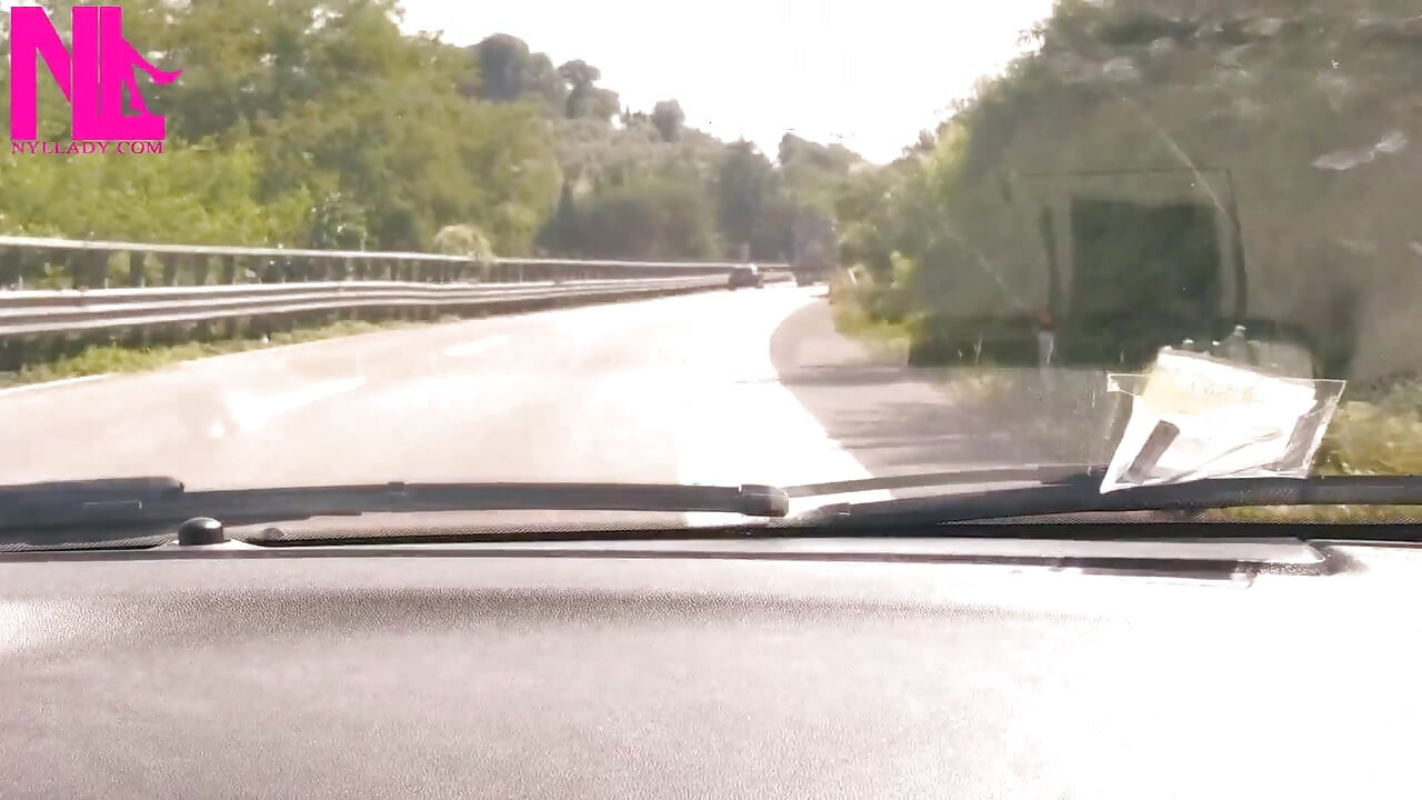 Dangling on the Passenger Seat in the Car