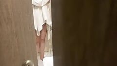 My Stepbrother Fucked Me in Hotel Bathroom
