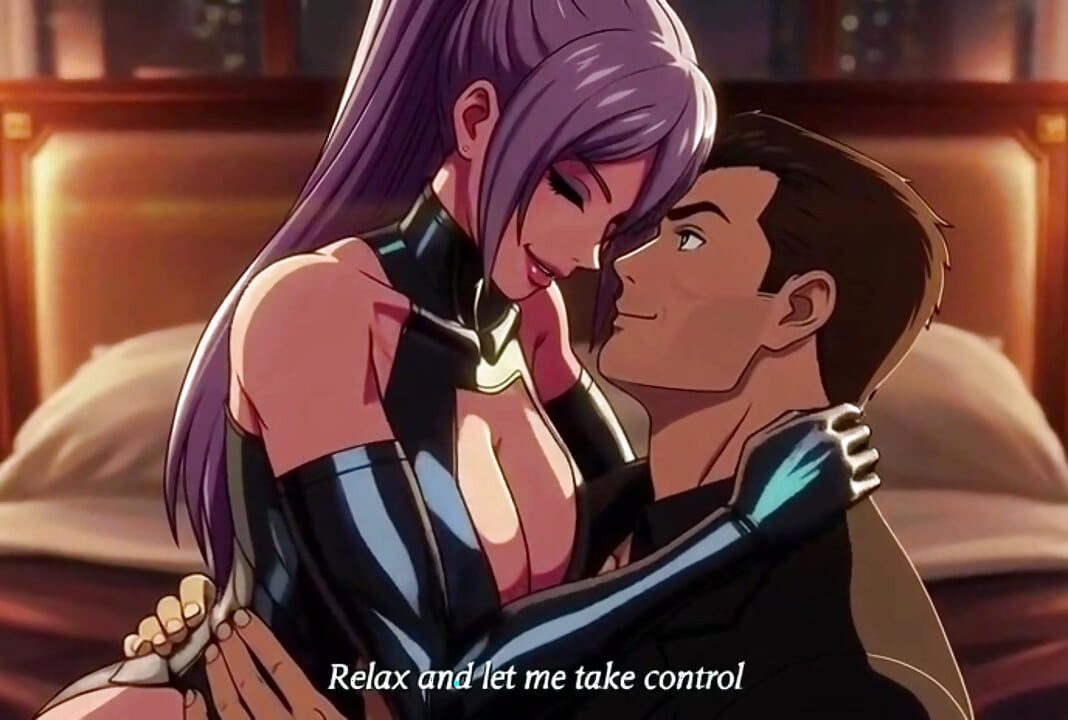 Deadly Cyborg Assassin Nova Seduces & Grinds Her Target Victor in Luxury Penthouse Hot 3D Anime Passion