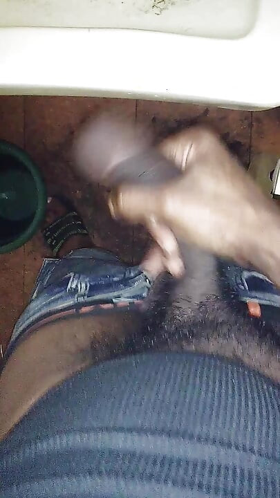 Big Black Cock PISSING In Bando Sink BBC Fetish