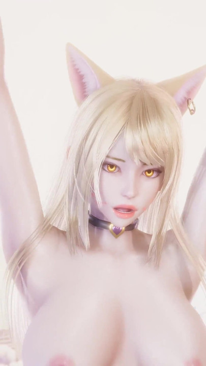 Mmd Gokuraku Jodo Ahri Sexy Naked Dance League of Legends Hentai Uncensored 4K 60fps