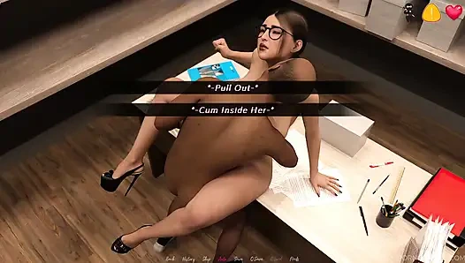 Office Corruption: Busty Secretary Gail Earns Her Promotion From the BBC Boss - the Office-part 3-damaged Coda - by Porn Game 4u