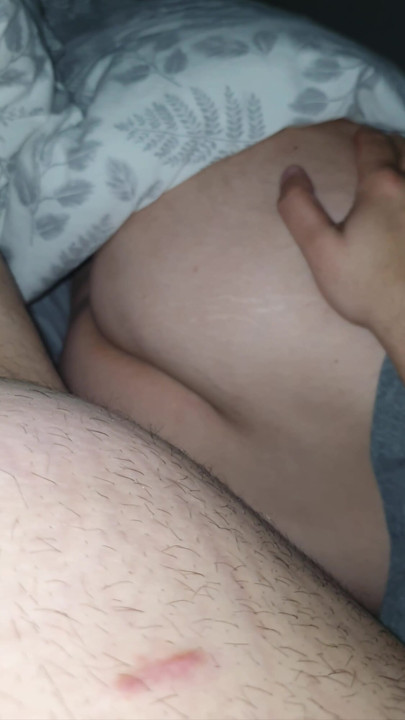 Step mom knows how to take care of step son by handjob his big dick | Clip 1