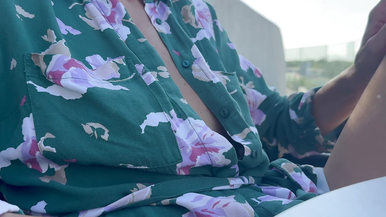 Descretely unbuttoning my shirt and exposing my pierced nipples in a public coffee shop