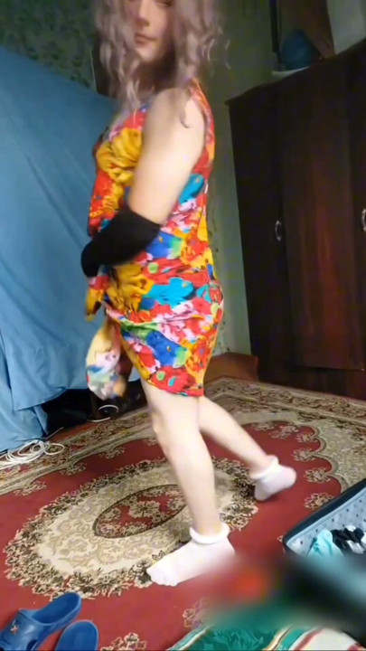 Arabic Dancer Style Crossdresser Cute Sissy White Slut | Clip 3