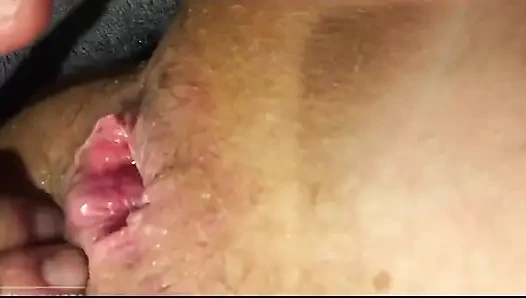 2 Fingers Fucking My Wet Pink Hole