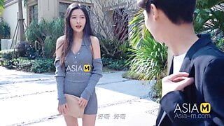 Modelmedia asia - mulher sexy é minha vizinha - chen xiao yu - msd-078 - melhor vídeo pornô original da ásia