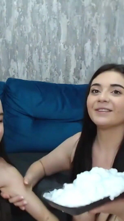 Jaw-dropping moment from "stepmom and stepdaughter blowjob with facial"
