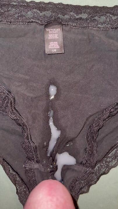 Cum on wife’s panties 41