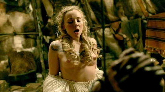 Dagny Backer Nude Sex Scene Vikings on scandalplanet.com