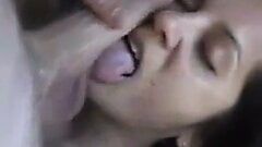 Dirty talking wife gets a facial
